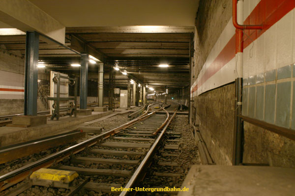 Kehrgleisanlage Richtung Augsburger Straße