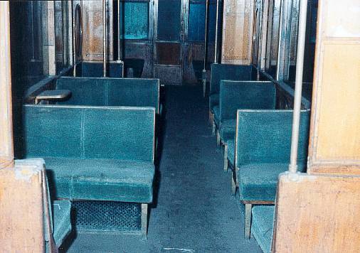 Innenansicht Wagen 515 - Wagenende