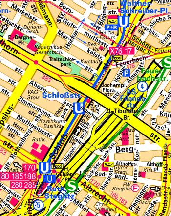 Betriebsinterne Tunnel und blinde Tunnel im Berliner U-Bahnnetz