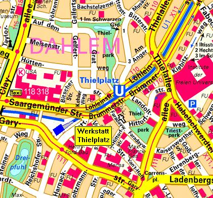 Lageplan Thielplatz