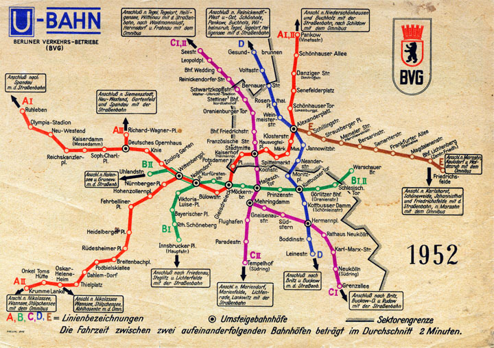 Netzplan Februar 1952 (BVG-West)