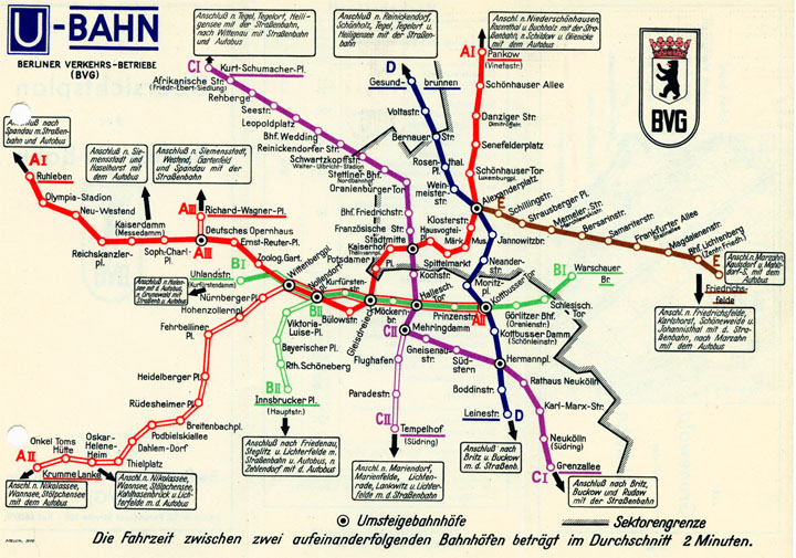 U-Bahnnetz Mai 1956 (BVG-West)