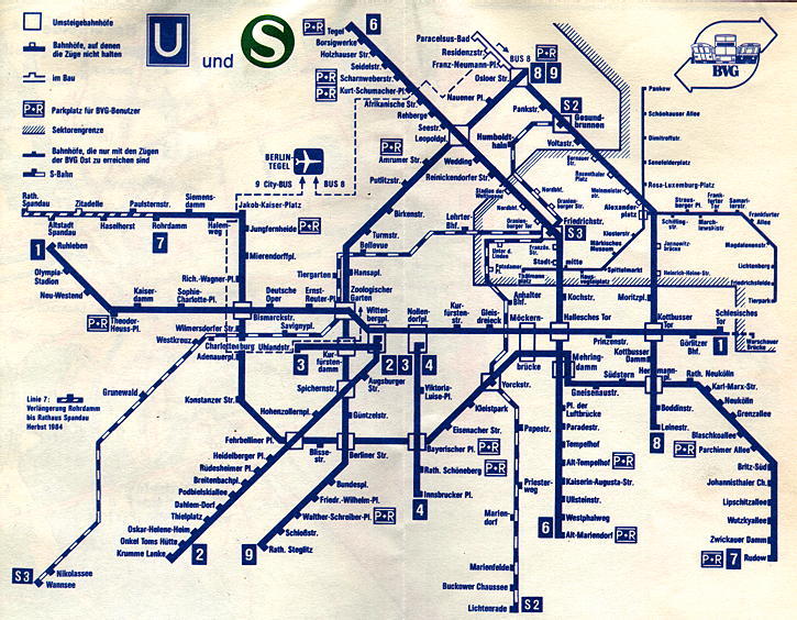 U- und S-Bahn-Netz
