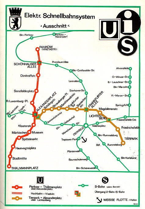 Netzplan von April 1983