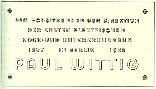 Gedenktafel Paul Wittig